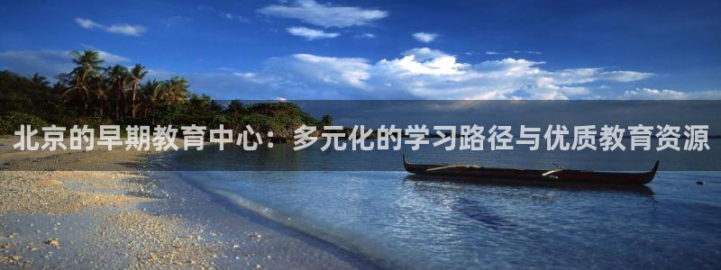 天顺娱乐宦3300：北京的早期教育中心：多元化的学习路径与优质教育资源