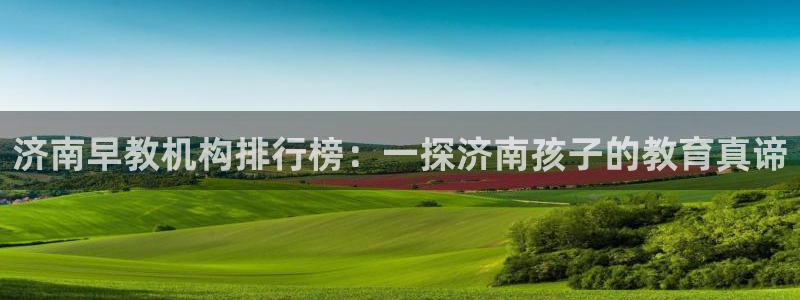 天顺娱乐稼33300：济南早教机构排行榜：一探济南孩子的教育真谛