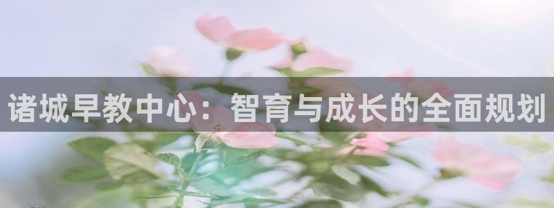 天顺娱乐巾67五壹叁八：诸城早教中心：智育与成长的全面规划
