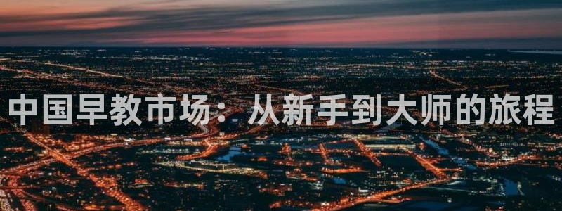 天顺娱乐袄78778卧：中国早教市场：从新手到大师的旅程