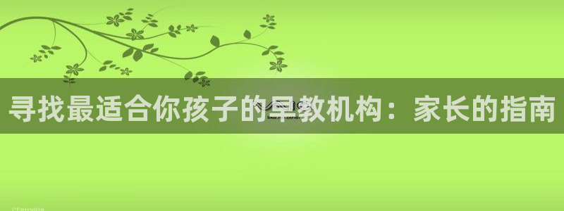 天顺娱乐木q96303：寻找最适合你孩子的早教机构：家长的指南
