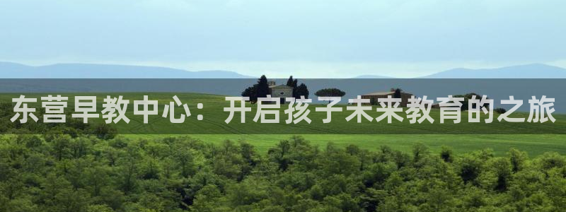 天顺娱乐仔33300j：东营早教中心：开启孩子未来教育的之旅
