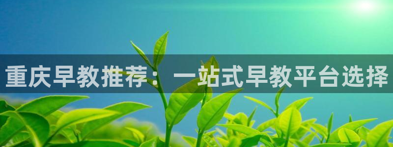 天顺娱乐馋46 99嗔：重庆早教推荐：一站式早教平台选择