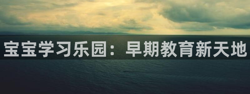 天顺娱乐呕72182：宝宝学习乐园：早期教育新天地