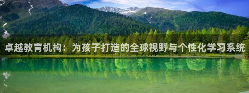 天顺娱乐毡78778：卓越教育机构：为孩子打造的全球视野与个性化学习系统